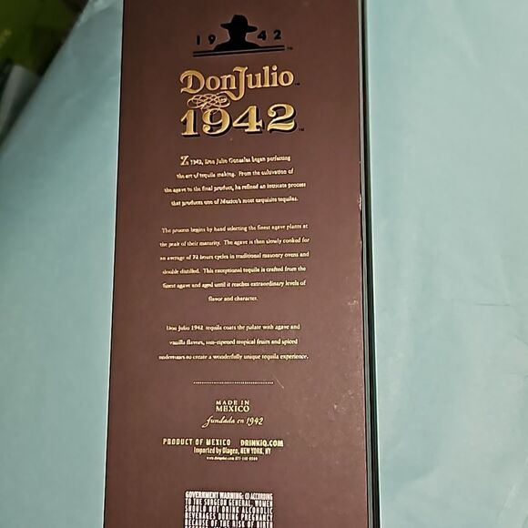 Don Julio 1942 Empty Box - Picture 3 of 3